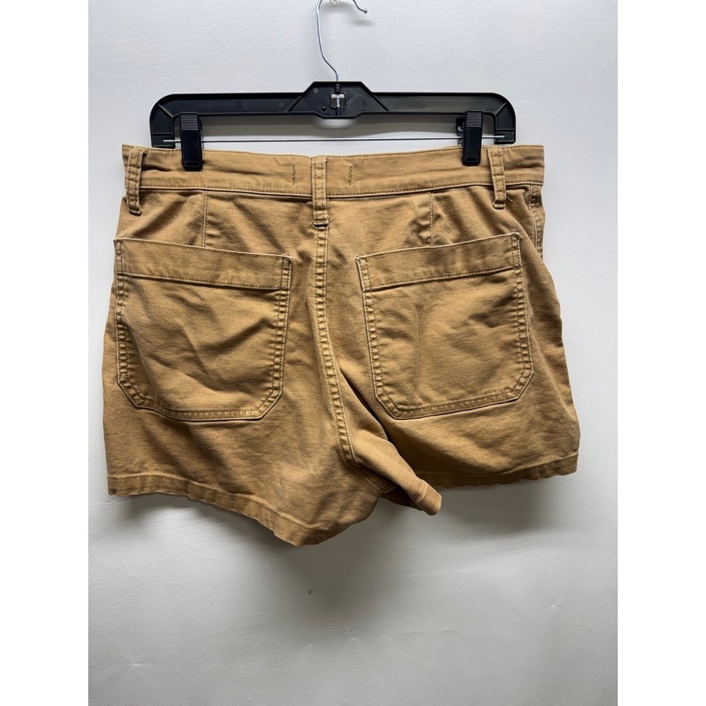 Madewell Camp‎ Shorts Women 28 Brown High Rise Patch Pocket Stretch - Picture 6 of 8